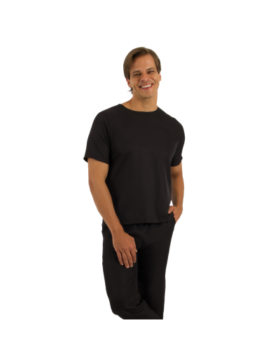 Pijama Cirúrgico Masculino Versatile Preto