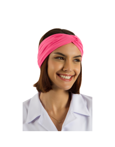 Faixa de Cabelo Neon Rosa