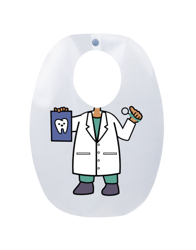 Babador Infantil Mini Dentista