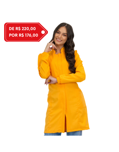 Jaleco Feminino FunColors Laranja Neon