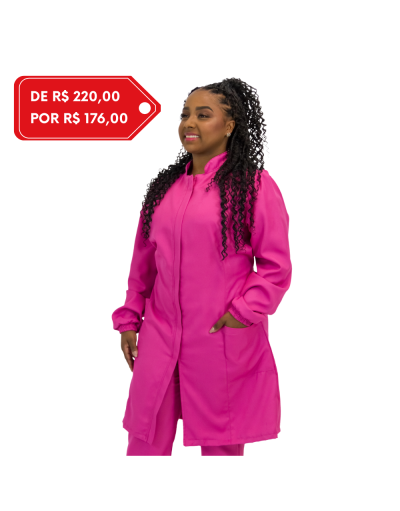 Jaleco Feminino FunColors Rosa